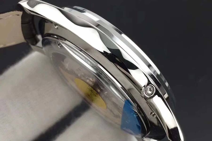 ZF厂积家超薄大师系列黑盘月相腕表做工细节评测  第4张