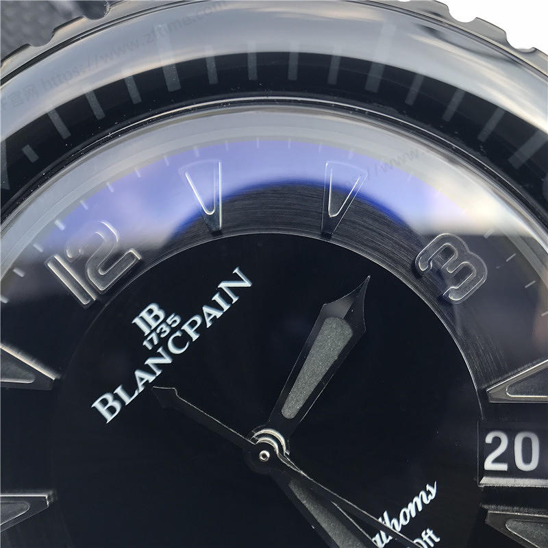 ZF厂宝珀Blancpain五十噚黑武士腕表评测  第6张